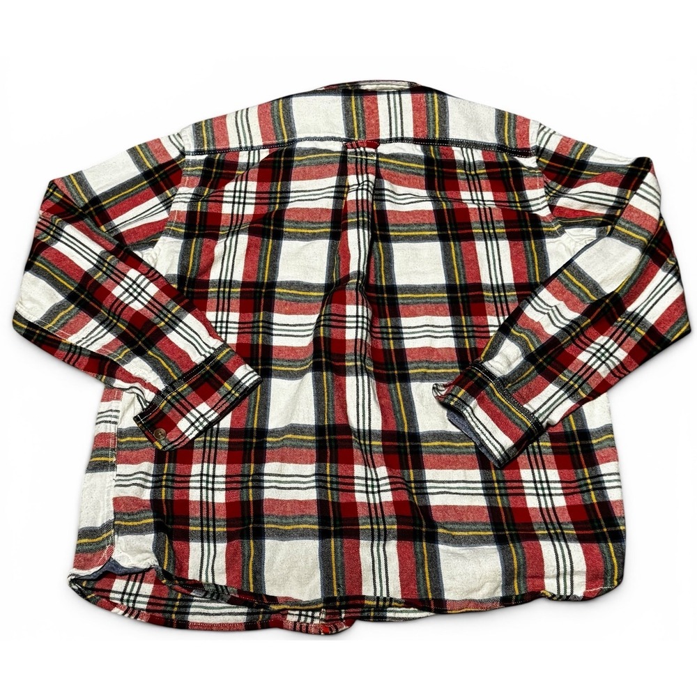 Hudson & Barrow Mountain Flannel Shirt Women's Medium Plaid 100% Cotton - Picture 2 of 4